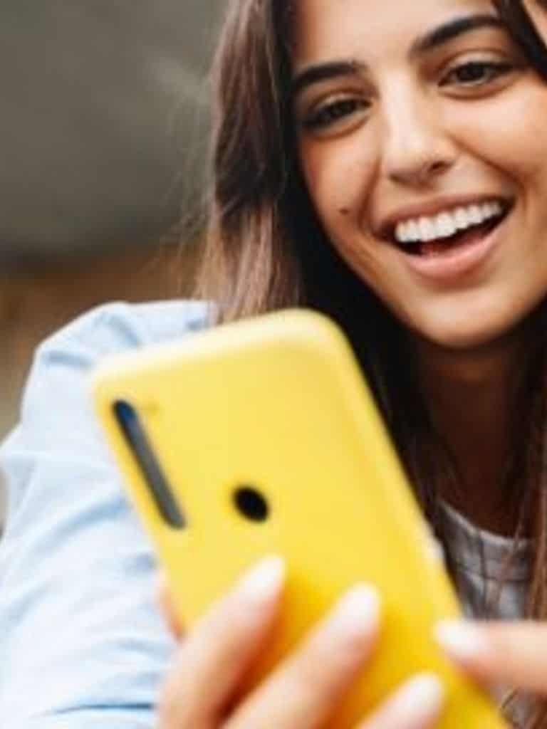 A group of people using apps to communicate