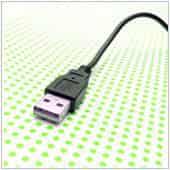 close up of USB chord