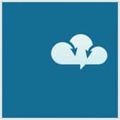 Icon showing Cloud Storage and Cloud Protection