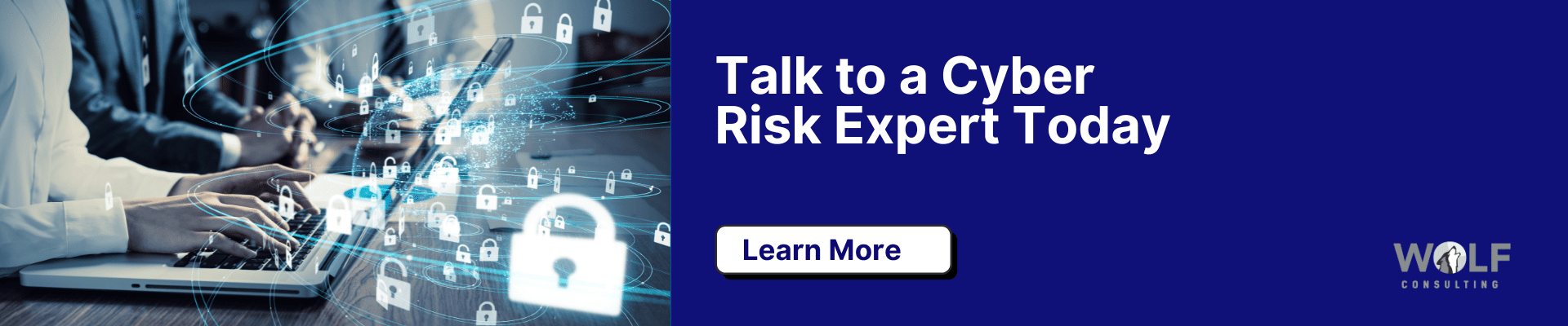 Talk to a Certified Cyber Risk Expert at Wolf Consulting 